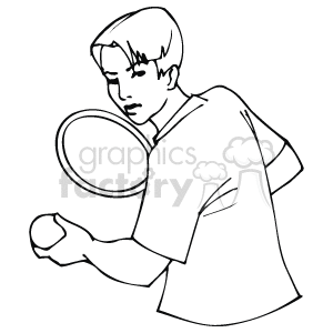 Sport027_bw clipart. Commercial use image # 170045