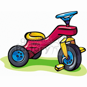   toy toys tricycle bike tricycles bikes  bike.gif Clip Art Toys-Games 