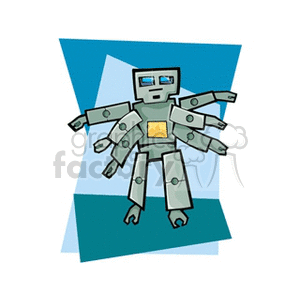 robot8 clipart. Royalty-free image # 171331