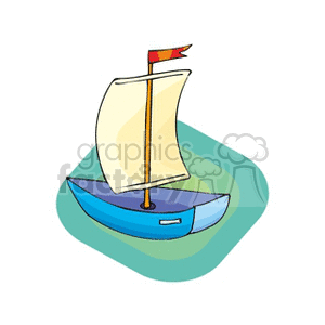   toy toys sailboat sailboats boat boats  shiplet.gif Clip Art Toys-Games 