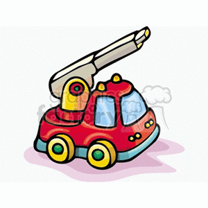   toy toys fire truck trucks Clip Art Toys-Games 