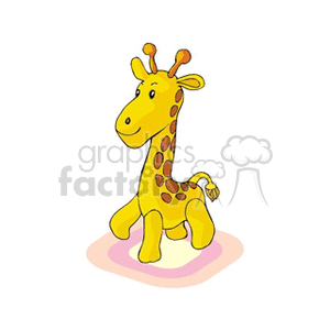 toy giraffe clipart. Commercial use image # 171509