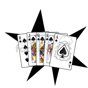   playing card cards  card853.gif Clip Art Toys-Games Games 