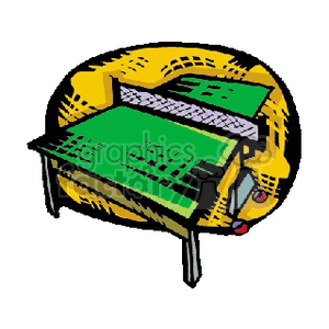 tennistable clipart. Royalty-free image # 171815