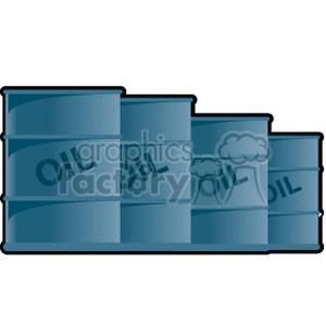 Oil barrels clipart. Royalty-free image # 171850