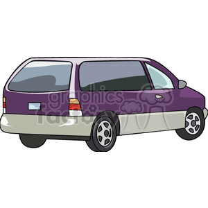   minivan van vans  PTG0110.gif Clip Art Transportation 