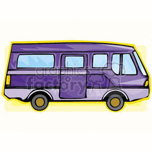   camper mobile home autos automobile automobiles Clip Art Transportation Land 