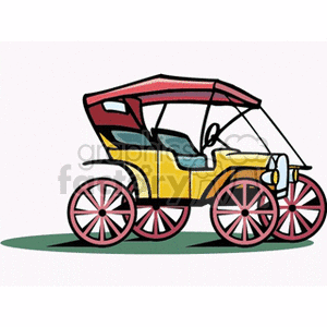 classic vintage car clipart. Royalty-free image # 172645