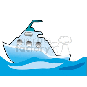 cartoon yacht clipart #173260 at Graphics Factory.