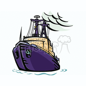   ship ships boat boats  bigship.gif Clip Art Transportation Water 