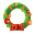   christmas xmas wreath wreaths  wreath_343.gif Icons 32x32icons Holidays Christmas 