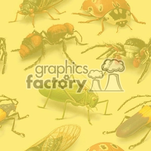 faded insect background