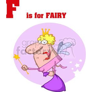 Alphabet Letter F as in Fairy