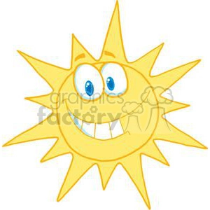 2281-Cartoon-Character-Smiling-Sun