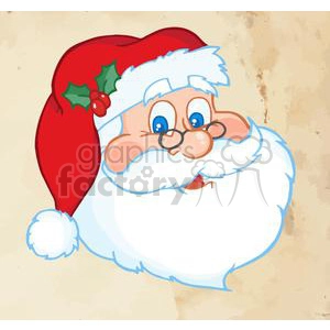 3749-Merry-Christmas-Greeting-With-Santa-Claus