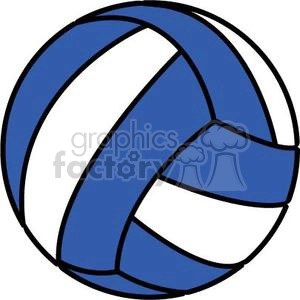 volleyball blue and white