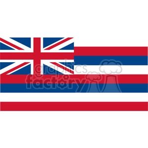 vector state Flag of Hawaii
