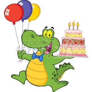 cartoon-alligator-holding-birthday-cake