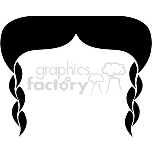 braided mustache