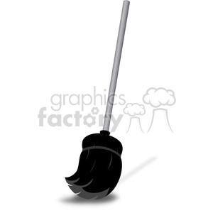 cleaning broom illustration