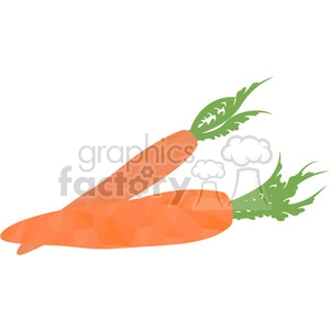 Carrot geometry geometric polygon vector graphics RF clip art images
