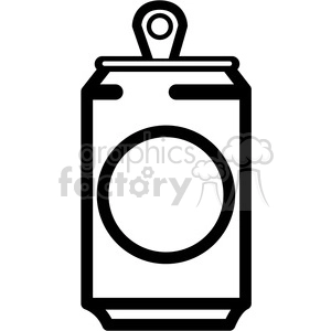 soda can icon with round label