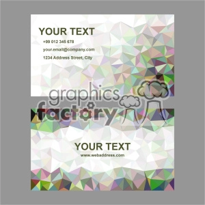 vector business card template set 026