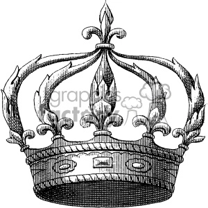 vintage king crown vector vintage 1900 vector art GF