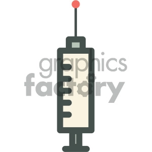 syringe medical vector icon