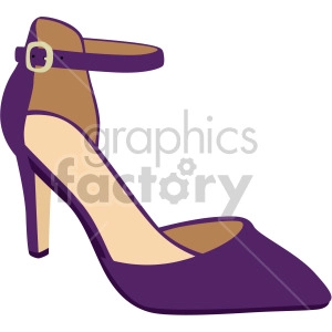 purple strap heels shoes