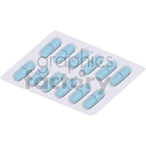 pill package no background