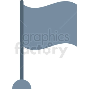 gray flag vector icon