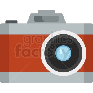 vector camera flat icon