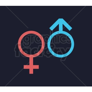gender symbol vector