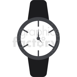 vector watch icon clipart
