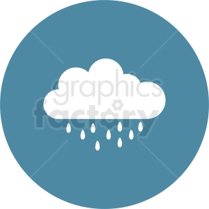 vector rain cloud