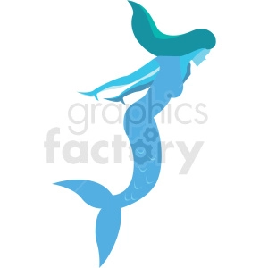 mermaid game character vector icon clipart
