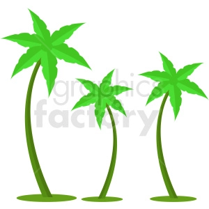 vector palm trees design