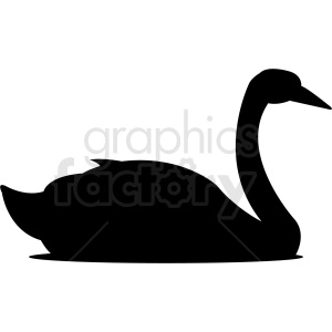 silhouette geese outline vector clipart