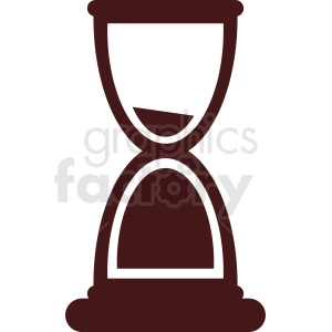 hourglass vector clipart