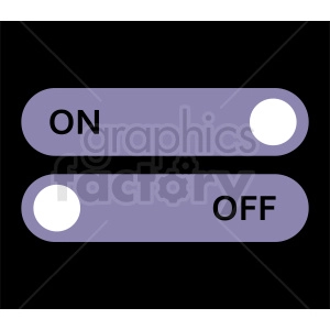 on off vector icon