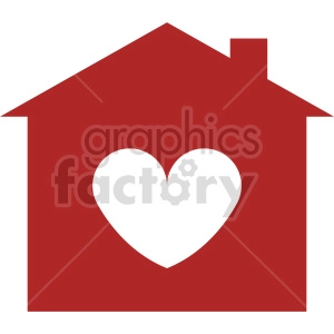 love my home vector clipart 2