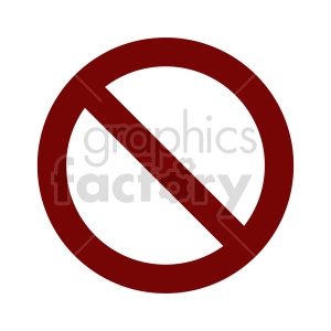 cancel sign vector graphic