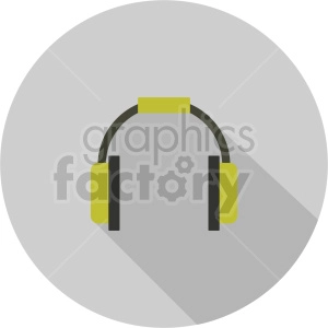 headphones vector icon graphic clipart 7