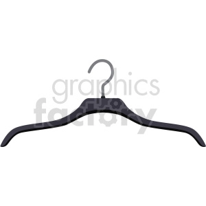 black hanger vector graphic