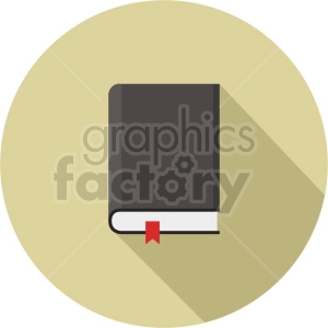 closed book vector clipart 1