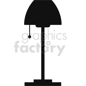 isometric floor lamp vector icon clipart 3