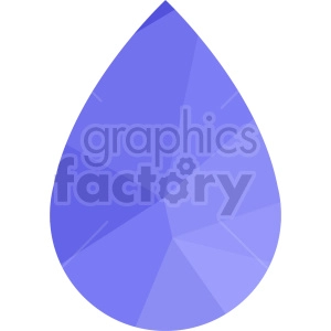 purple water drop icon vector clipart