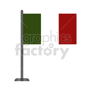 italian flag vector graphic