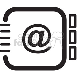 address book vector icon